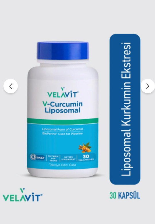 Velavit V - Curcumin Liposomal 30 Adet
