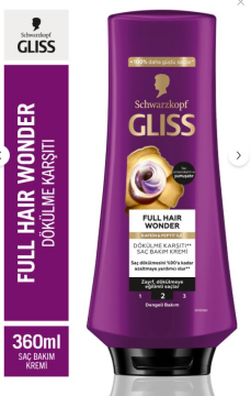 Gliss Full Hair Wonder Saç Bakım Kremi 360 ml