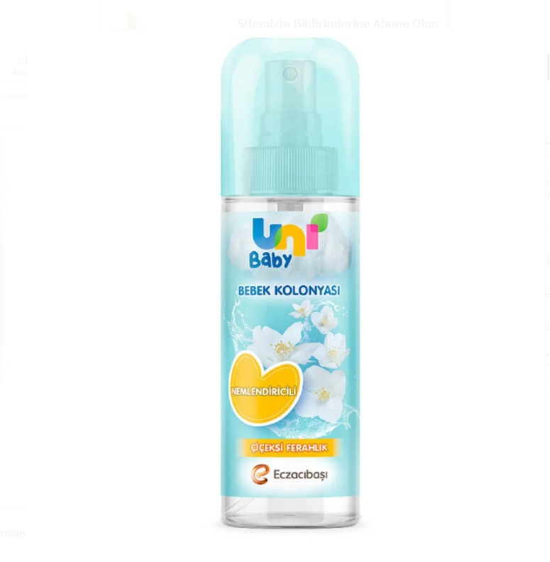 Uni Baby Çiçeksi Ferahlık Bebek Kolonyası 150 ml