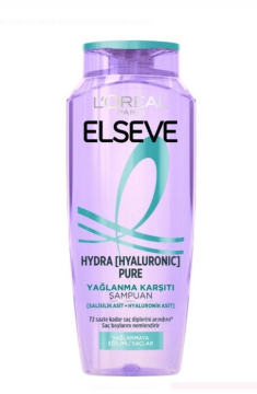 Loreal Paris Elseve Hydra Hyaluronic Pure Salisilik Asit İçeren Yağlanma Karşıtı Arındırıcı Şampuan 300 ml