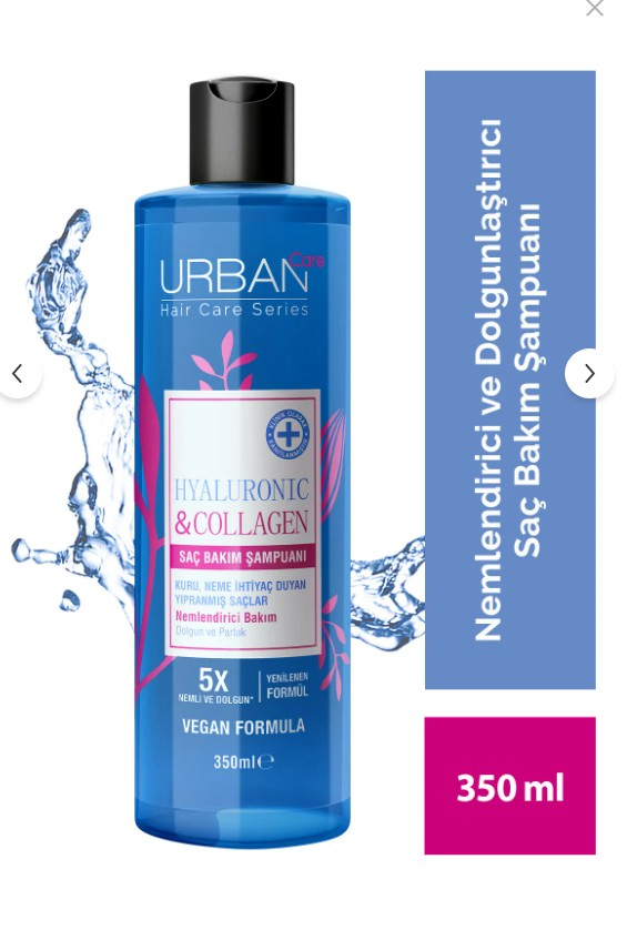 Urban Care Hyaluronic & Collagen Ekstra Dolgunlaştırıcı Saç Bakım Şampuanı 350 ml