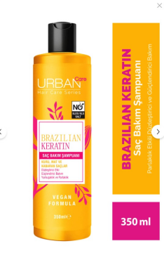 Urban Care Brazilian Keratin Düzleştirici Etkili Saç Bakım Şampuanı 350 ml
