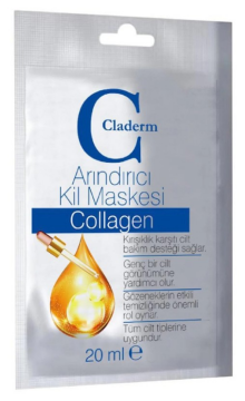 Claderm Arındırıcı Kil Maskesi Collagen 20 ml