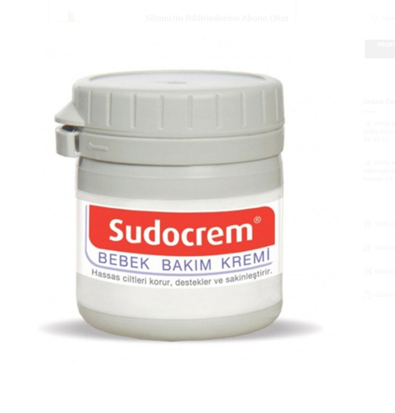Sudocrem Bebek Bakım Kremi 125 gr