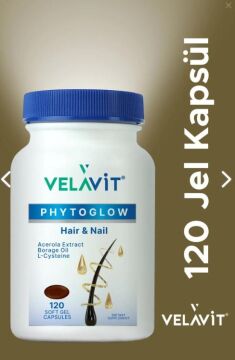 Velavit Phytoglow Hair & Nail 120 Jel Kapsül