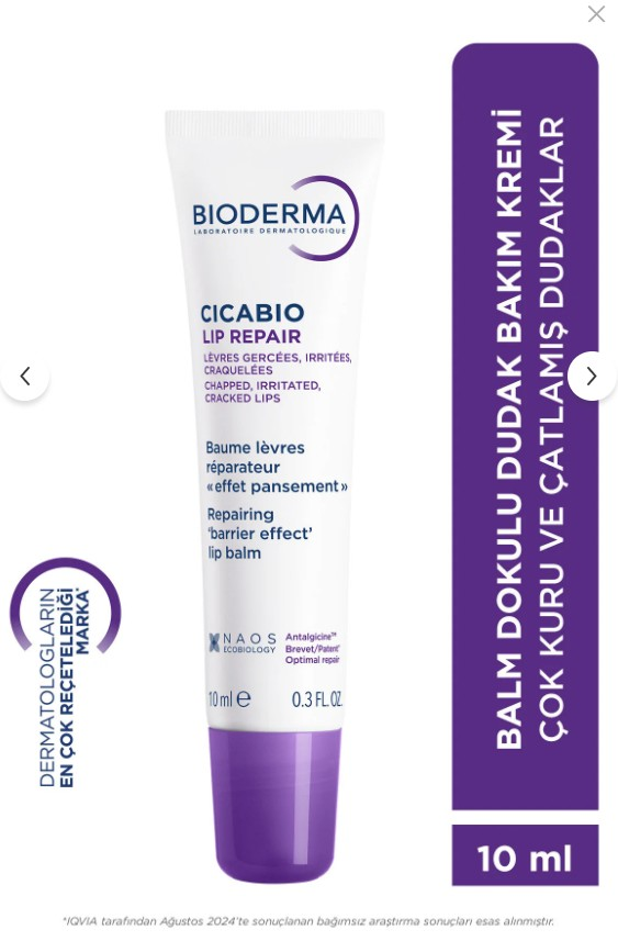 Bioderma Cicabio Lip Repair Çok Kuru ve Çatlamış Dudakla