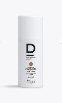Dermoskin Be Bright SPF50+ Likit Fondöten 33ml - Light