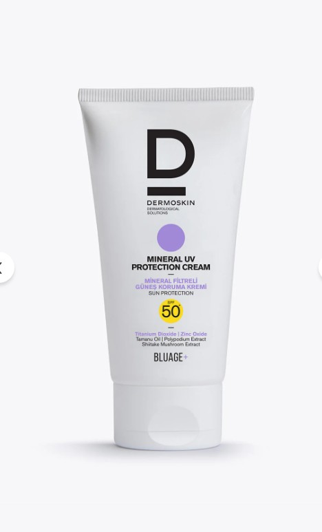 Dermoskin Bluage+ SPF50+ Mineral Filtreli Güneş Koruma Kremi 50 ml