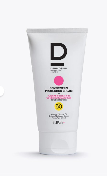 Dermoskin Bluage+ SPF50+ Hassas Ciltler İçin Güneş Kremi 50 ml