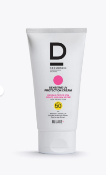 Dermoskin Bluage+ SPF50+ Hassas Ciltler İçin Güneş Kremi 50 ml