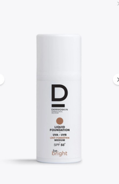 Dermoskin Be Bright SPF50+ Likit Fondöten 33ml - Medium