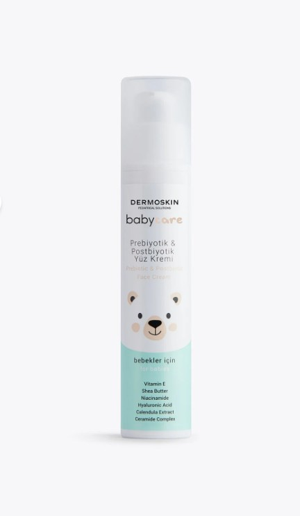 Dermoskin BabyCare Prebiyotik ve Postbiyotik Yüz Kremi 50 ml