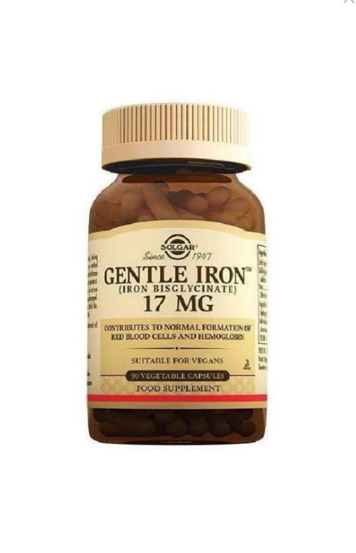 Solgar Gentle Iron 17 mg 90 Kapsül