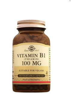 Solgar Vitamin B1 - Thiamin 100mg 100 Kapsül