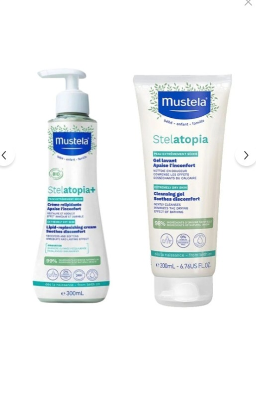 Mustela Stelatopia Lipit Yenileyici Krem 300 ml + Stelatopia Şampuan 200 Ml