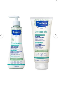 Mustela Stelatopia Lipit Yenileyici Krem 300 ml + Stelatopia Şampuan 200 Ml