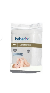 Bebedor Bebek Temizleme Pamuğu 60 Adet Tekli Paketi