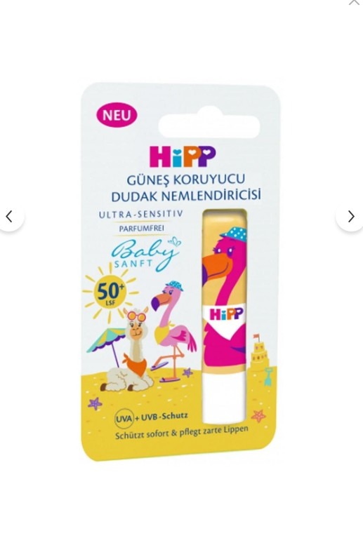 Hipp Güneş Koruyuculu Dudak Nemlendiricisi Baby