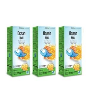 Ocean Ballı Portakallı Multi Balık Yağı Şurup 150 ml 3'lü