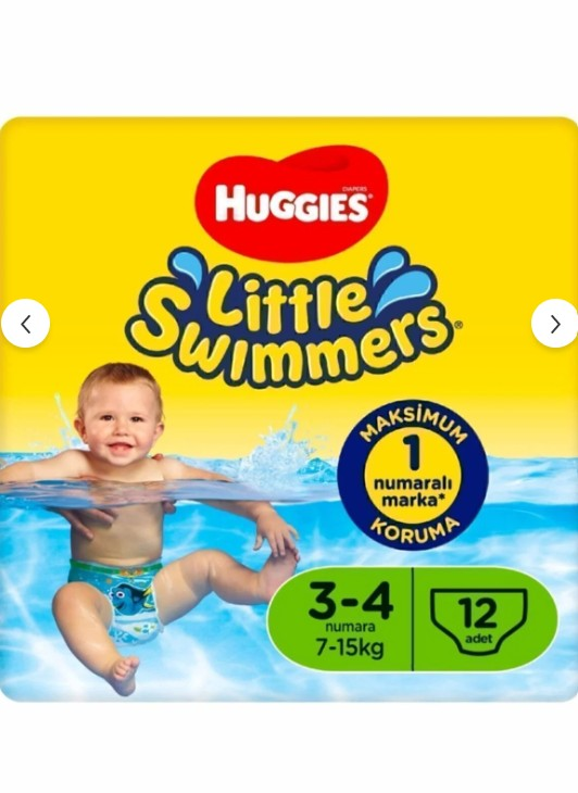Huggies Little Swimmers Mayo Bebek Bezi 7-15 kg 12'li
