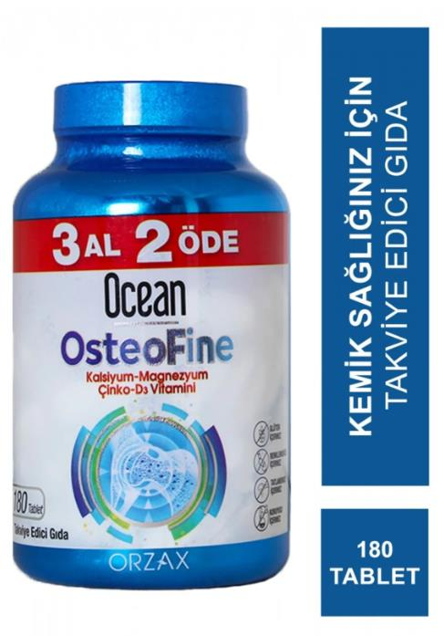 Orzax Ocean Osteofine 180 Tablet 3 Al 2 Öde