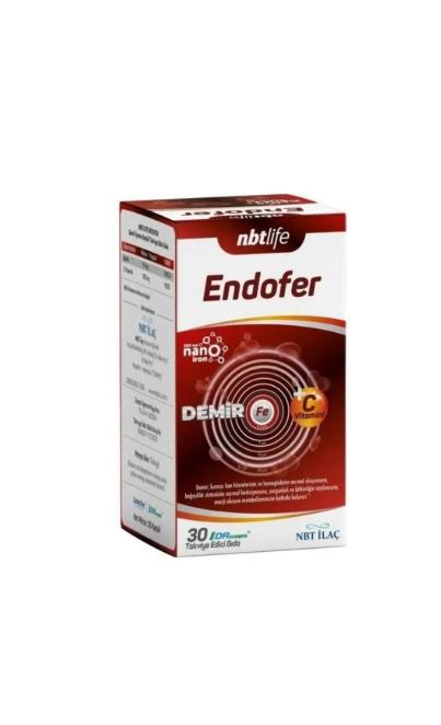 Nbt Life Endofer Takviye Edici Gıda 30 Kapsül