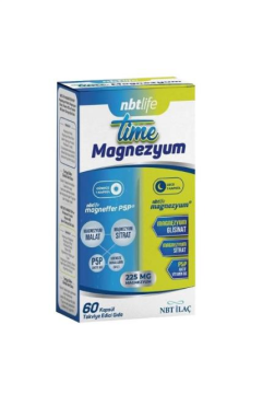 Nbt Life Time Magnezyum 60 Kapsül