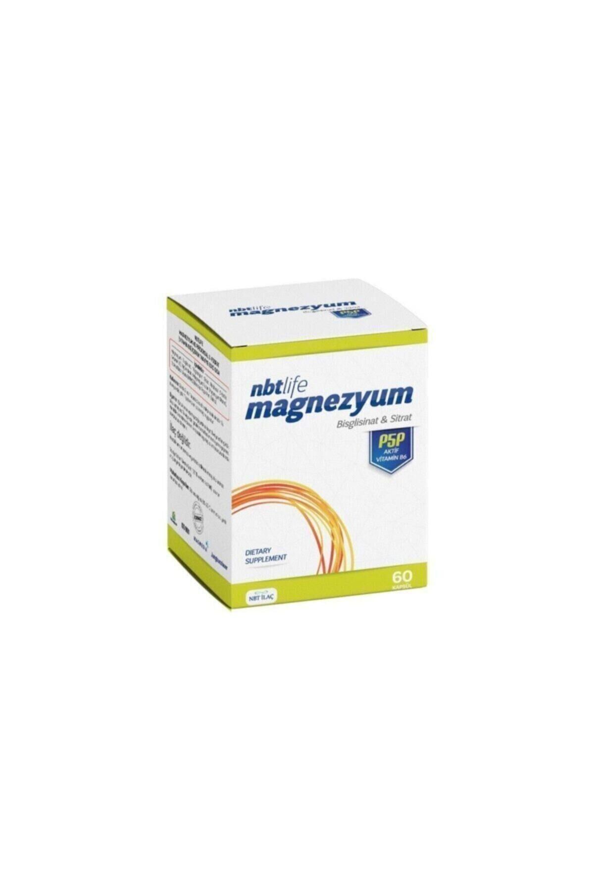 Nbtlife Magnezyum P5P 60 Kapsül-Takviye Edici Gıda