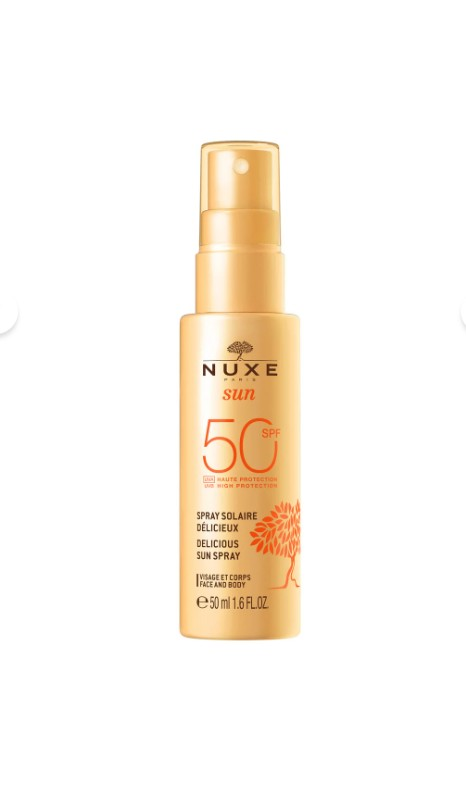 Nuxe Sun Güneş Koruyucu Yüz ve Vücut Spreyi Spf 50 50 ml
