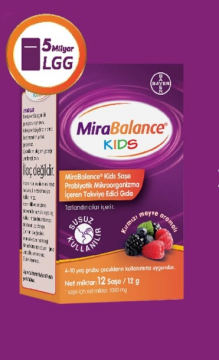 Mirabalance Kids Ptobiyotik Mikroorganizma İçeren Takviye Edici Gıda 12 Saşe