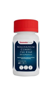 İmuneks Farma Magnezyum Combo 3lü Etki 60 Tablet