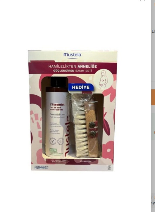 Mustela Maternite Çok Amaçlı Temel Bakım Losyonu 200 ml + At Kılı Fırça Hediye