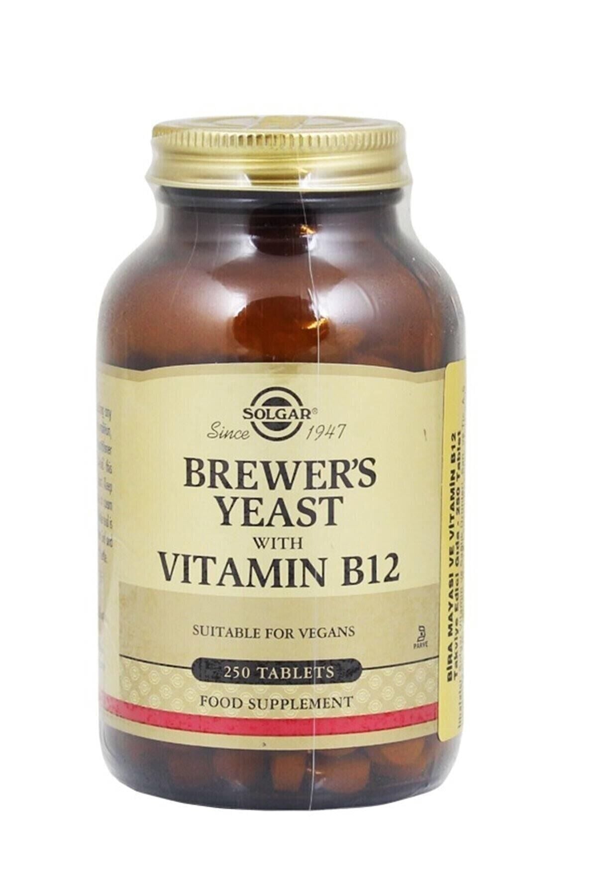 Solgar Brewer's Yeast With Vitamin B12 250 Tablet
