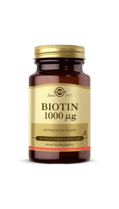 Solgar Biotin 1000 mcg 50 Kapsül