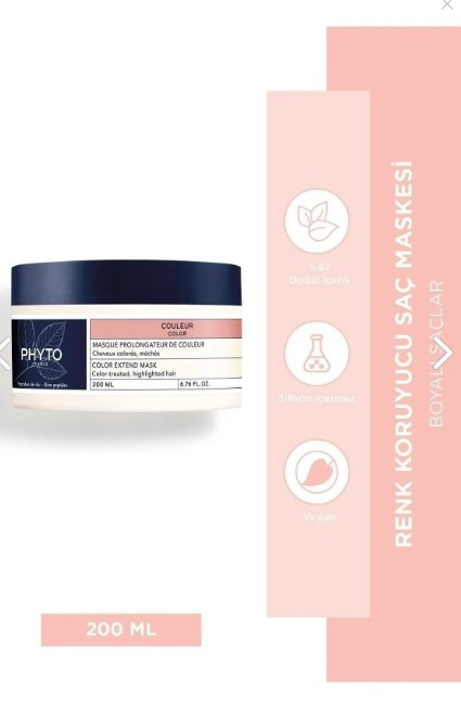 Phyto Color Extend Mask - Boyalı Saçlar İçin Maske - 200 ml