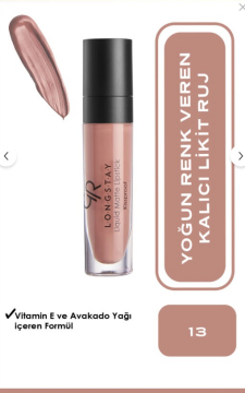 Golden Rose Longstay Liquid Matte Lipstick No:13