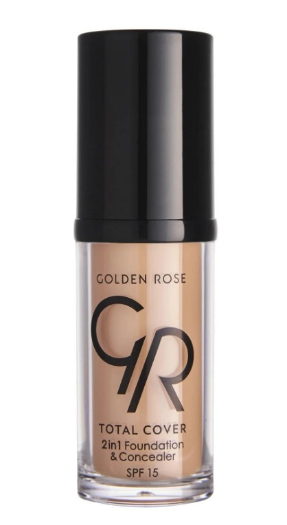 Golden Rose Total Cover 2 in 1 Fondöten & Kapatıcı 07 Natural