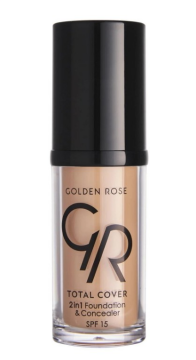 Golden Rose Total Cover 2 in 1 Fondöten & Kapatıcı 07 Natural