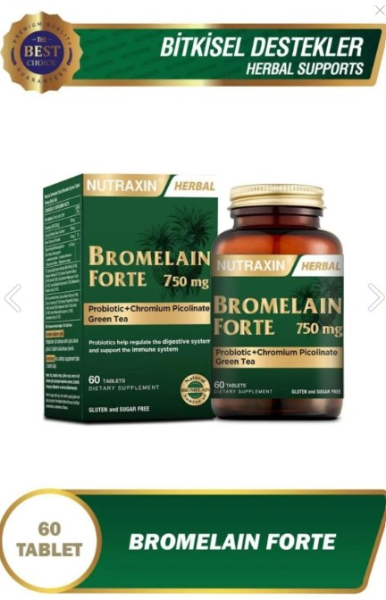 Nutraxin Bromelain Forte 60 Tablet