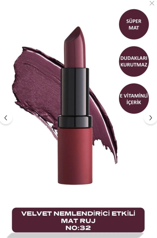 Golden Rose Velvet Matte Lipstick 32