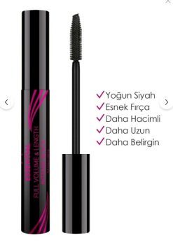 Golden Rose Essential Full Volume & Lenght Mascara - Intense Black - Hacim Veren Maskara