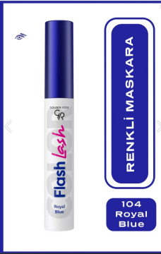 Golden Rose Flash Lash Colered Mascara No:04 Royal Blue - Renkli Maskara