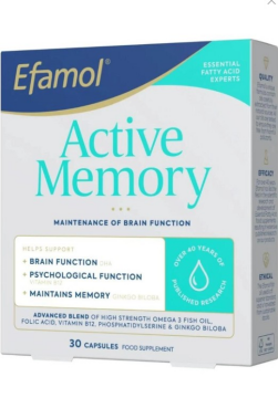 Efamol Active Memory 30 Bitkisel Kapsül