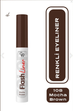 Golden Rose Flash Liner Colered Eyeliner No:108 Mocha Brown - Renkli Eyeliner 