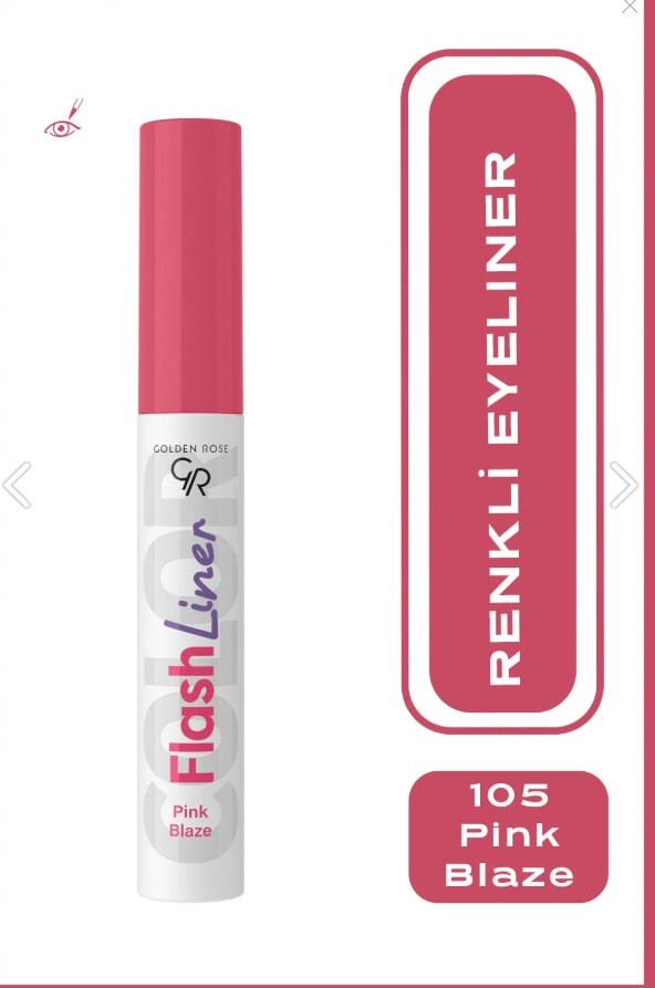 Golden Rose Flash Liner Colered Eyeliner No:105 Pink Blaze - Renkli Eyeliner