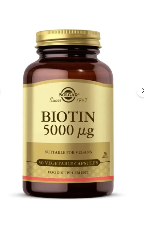 Solgar Biotin 5000 mcg 50 Kapsül