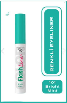 Golden Rose Flash Liner Colered Eyeliner No:101 Bright Mint - Renkli Eyeliner