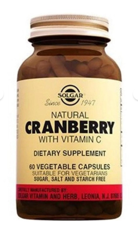 Solgar Cranberry With Vitamin C 60 Kapsül