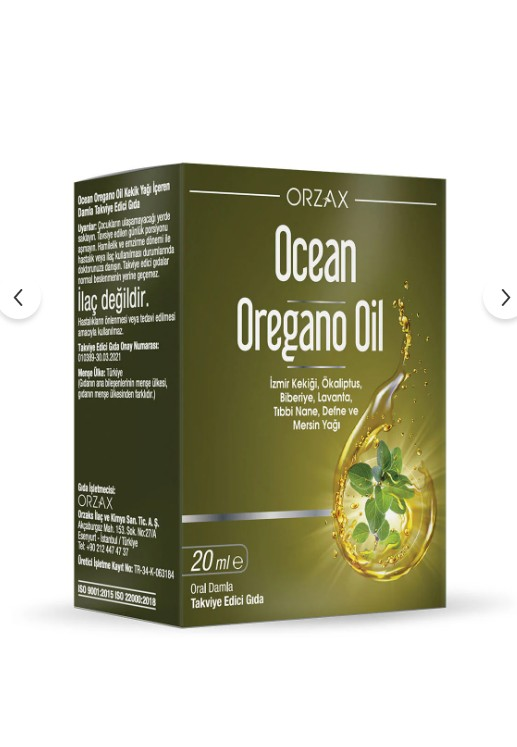 Orzax Ocean Oregano Oil 20 ml Damla