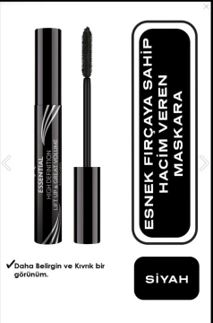 Golden Rose Essential High Definition & Lift Up&great Volume Mascara Black - Hacim Veren Maskara